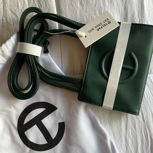 Telfar Dark Olive Shopping Bag (small)